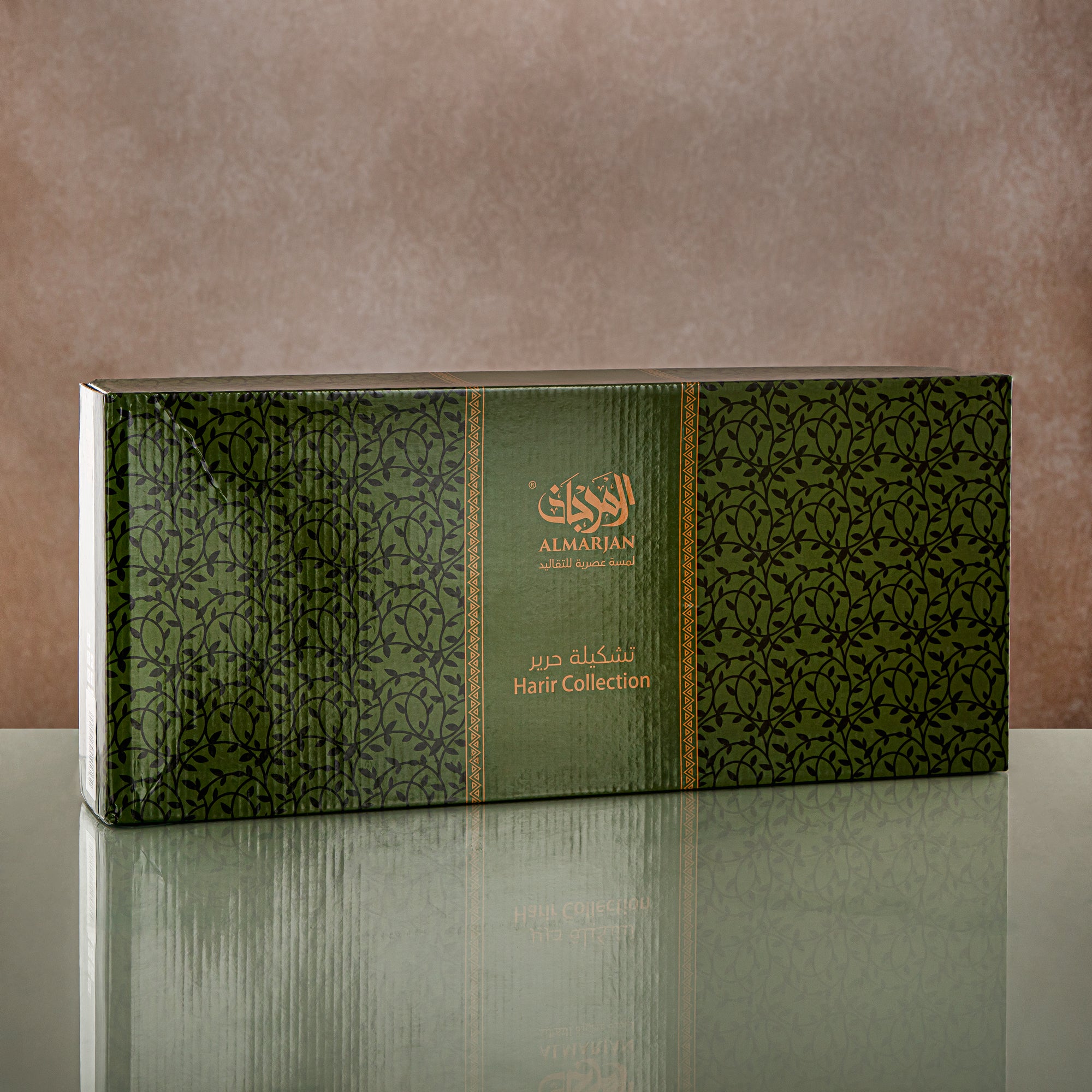 طقم كوب وصحن المرجان 6 قطع، زجاج، نقش شفاف وذهبي (1469B-0011P-ZQDL) - تجمعات عائلية