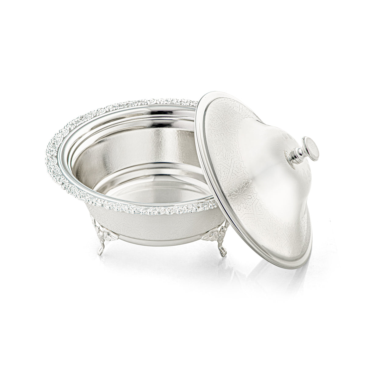 851-27S - تمرية المرجان 20 سم مع غطاء فضي