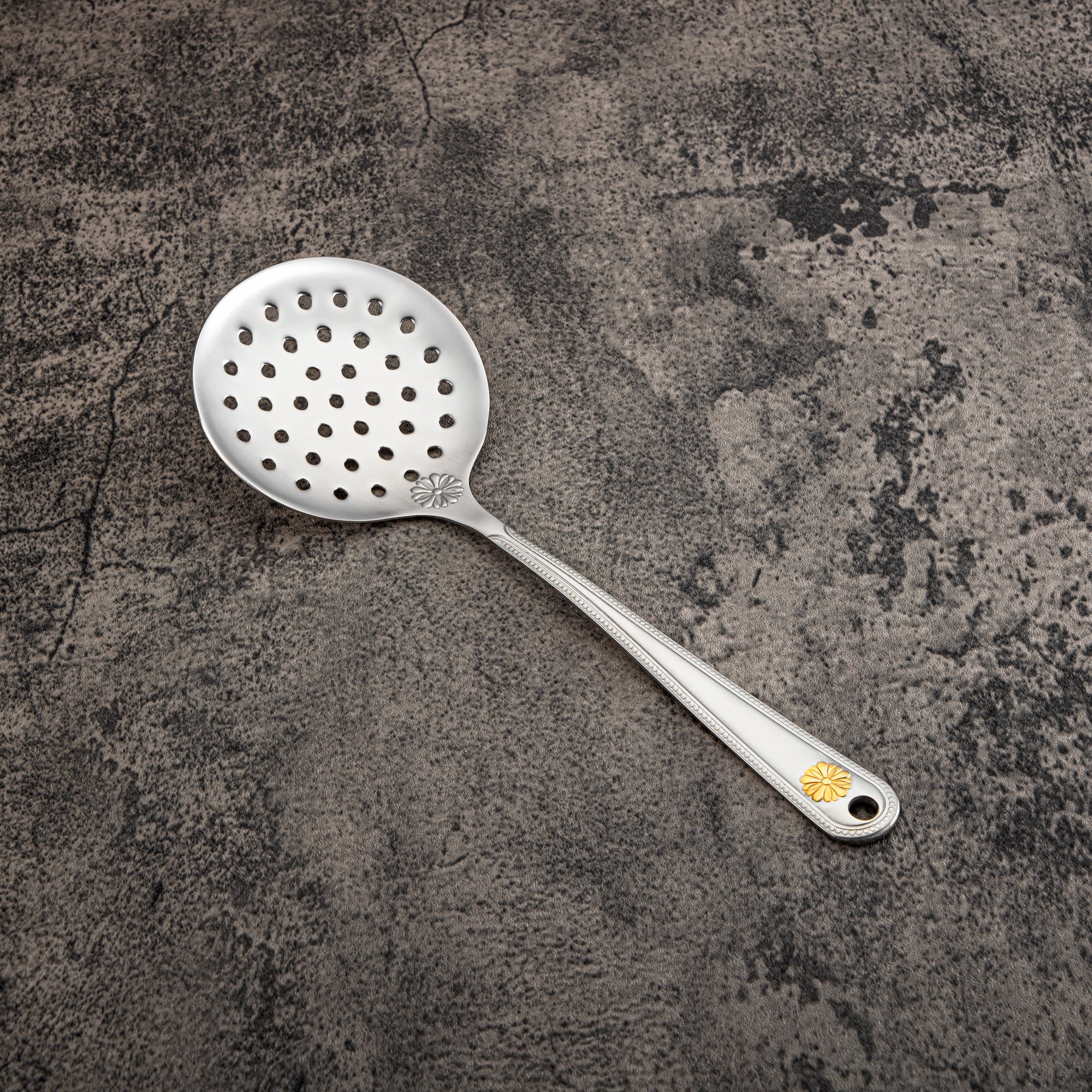 أدوات مائدة أنيقة من المرجان سمال سكيمر، ستانلس ستيل، فضي وذهبي (CUT0010408)