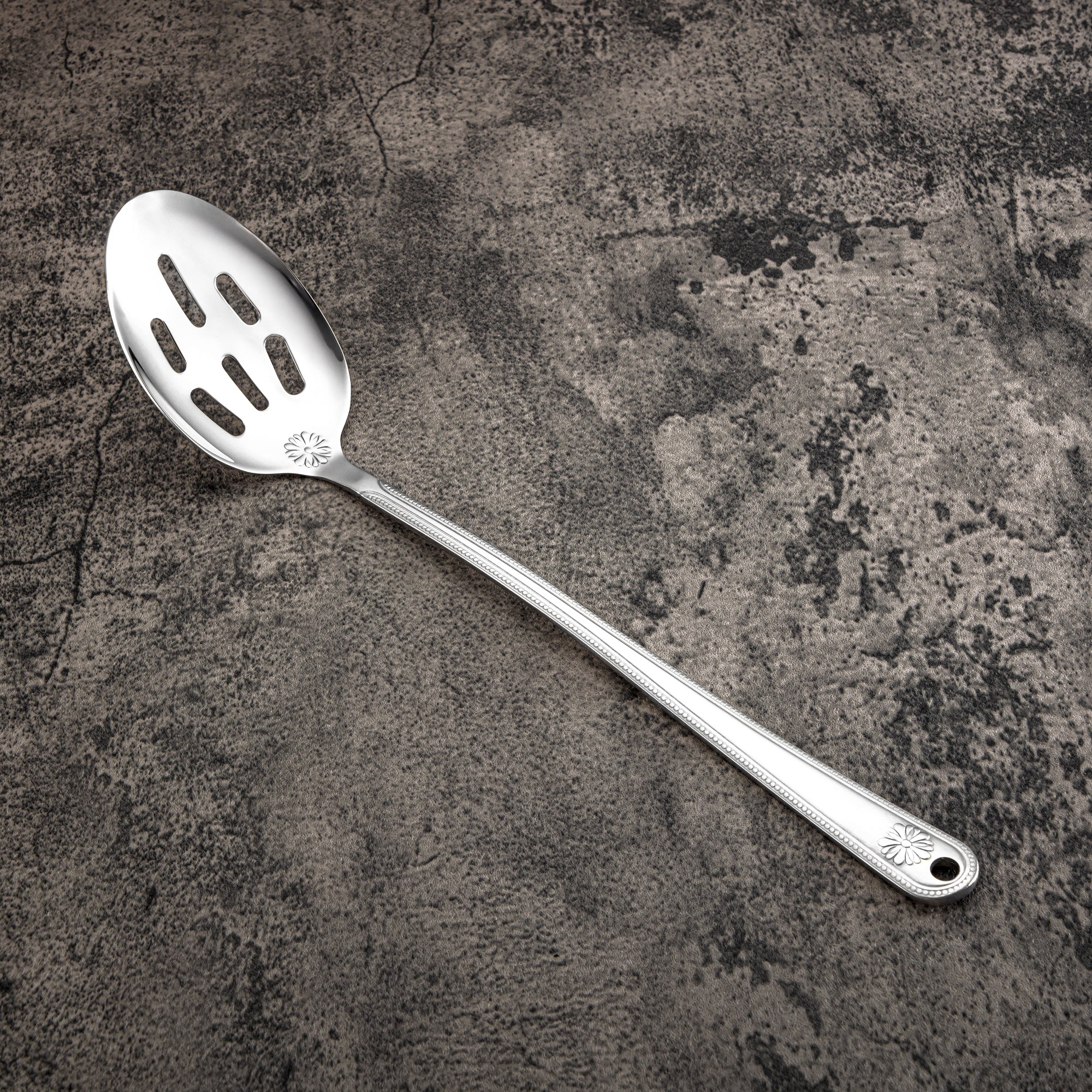 ملعقة مشقوقة المرجان، ستانلس ستيل، فضي (CUT0010411) أدوات مائدة أنيقة