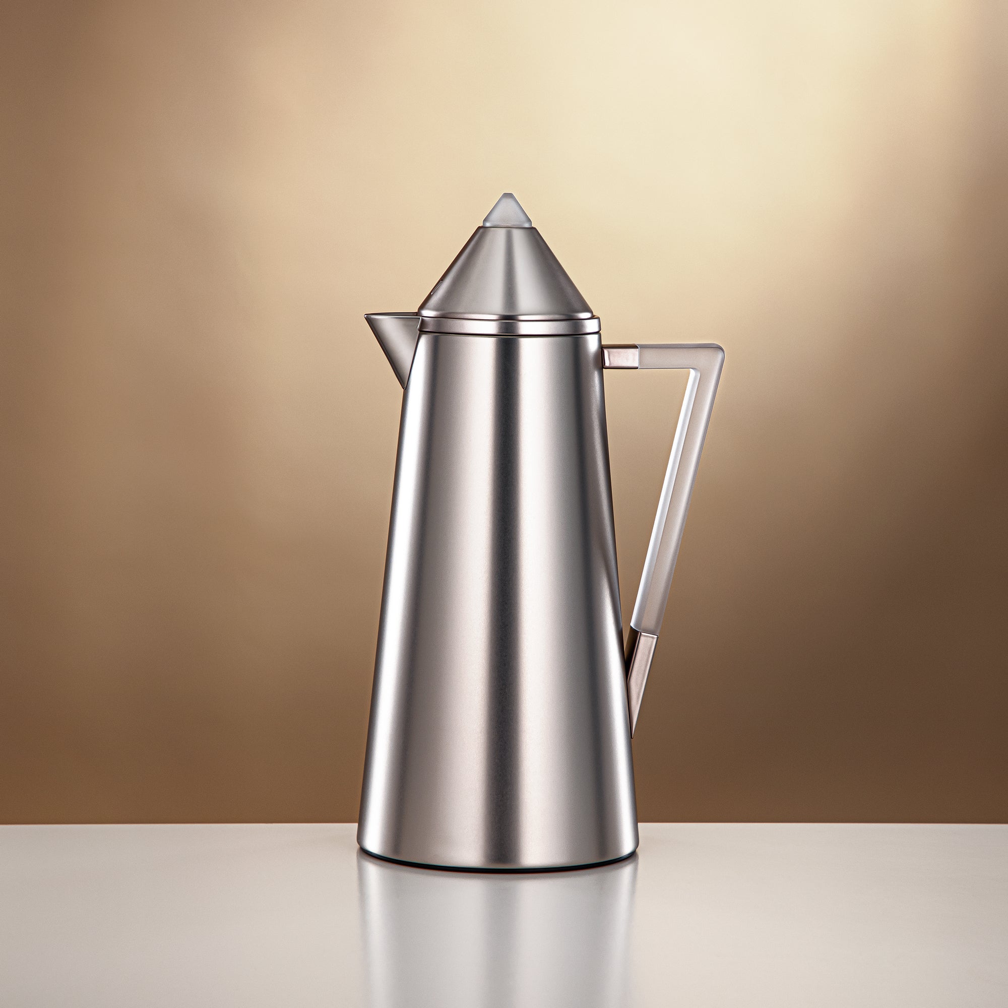 Almarjan Vacuum flask 0.7L + 1.0L Matt nickle & frost (FG818-070/100 MNI/FA)