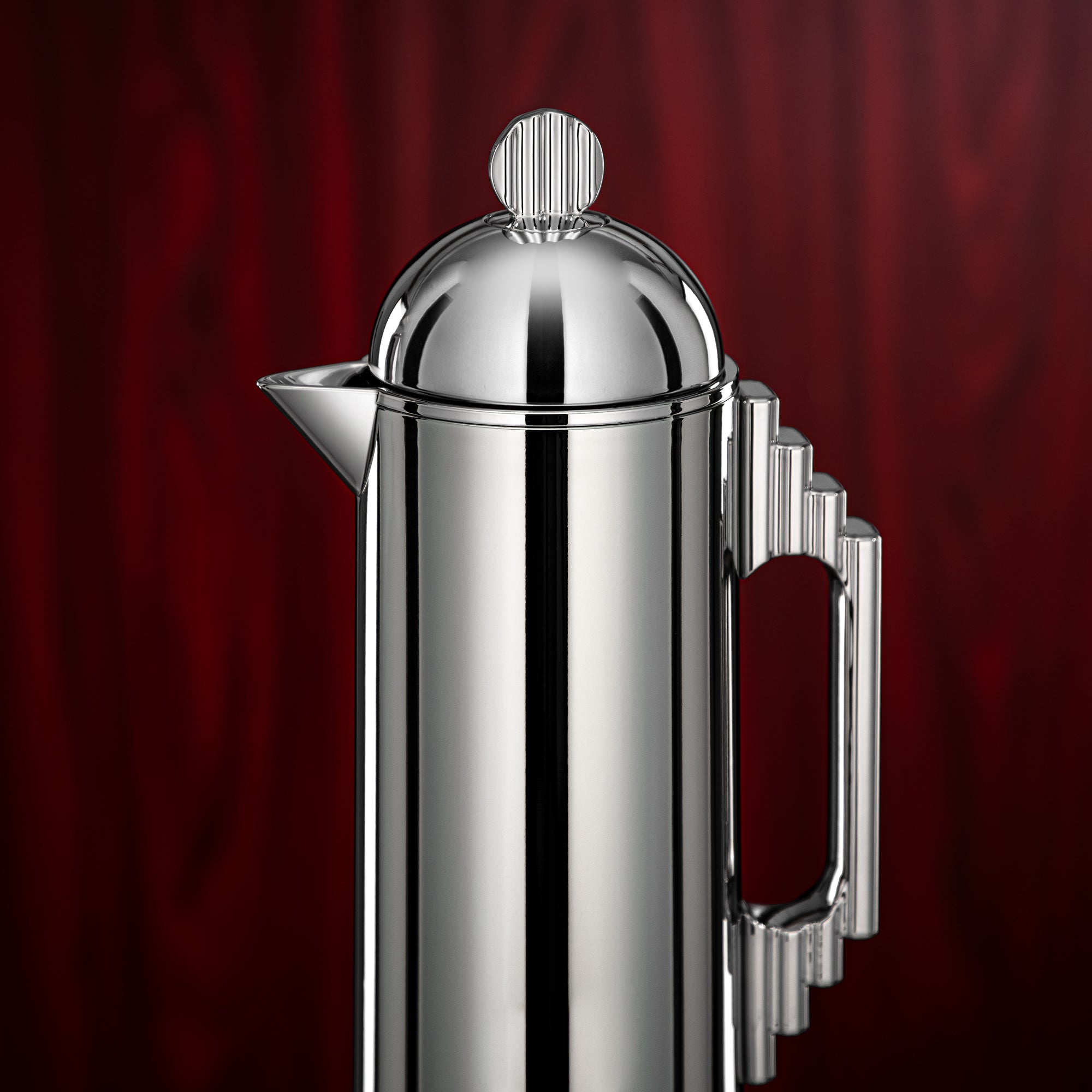 Almarjan Vacuum Flask Set 0.7L & 1L Silver