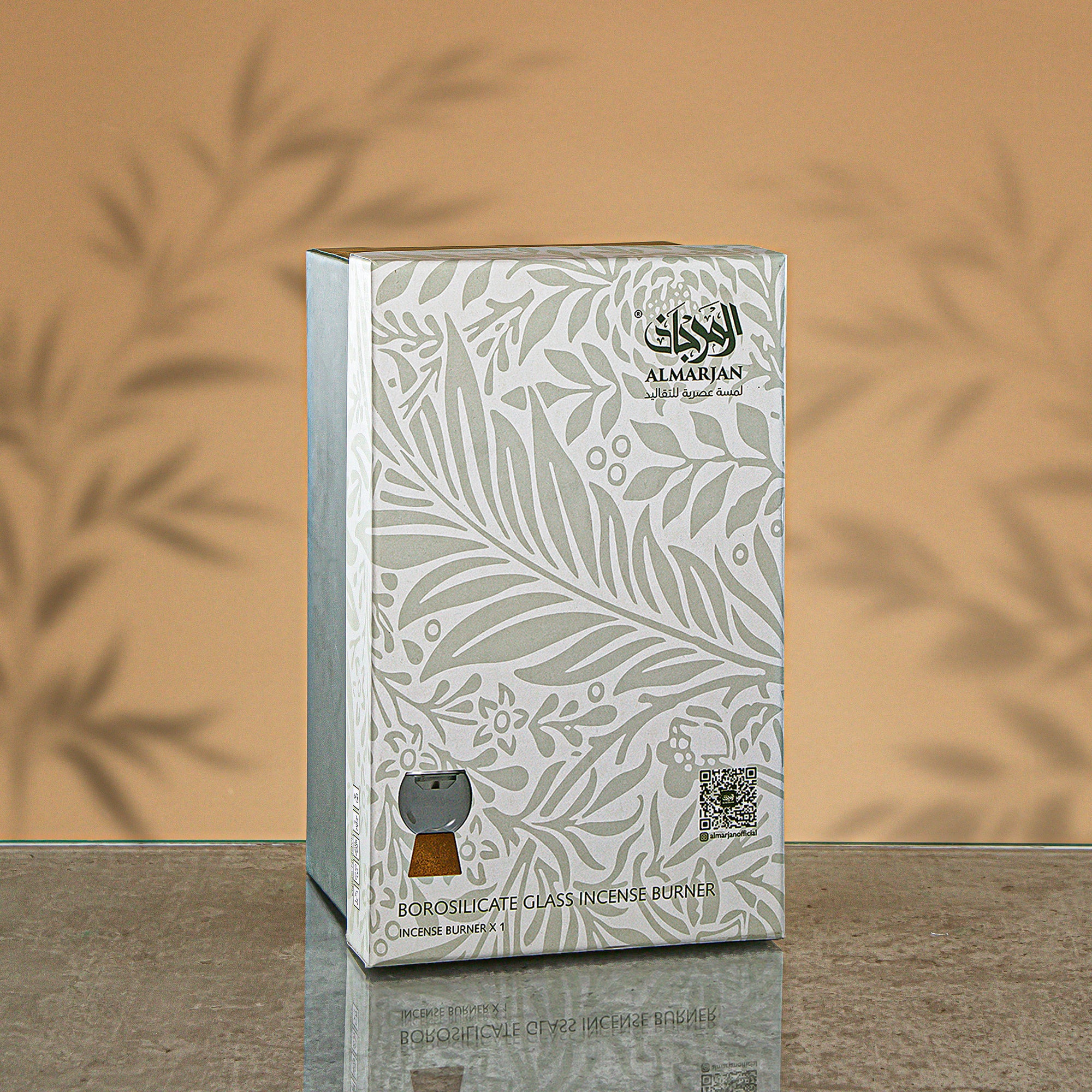 Almarjan Incense Burner Transparent