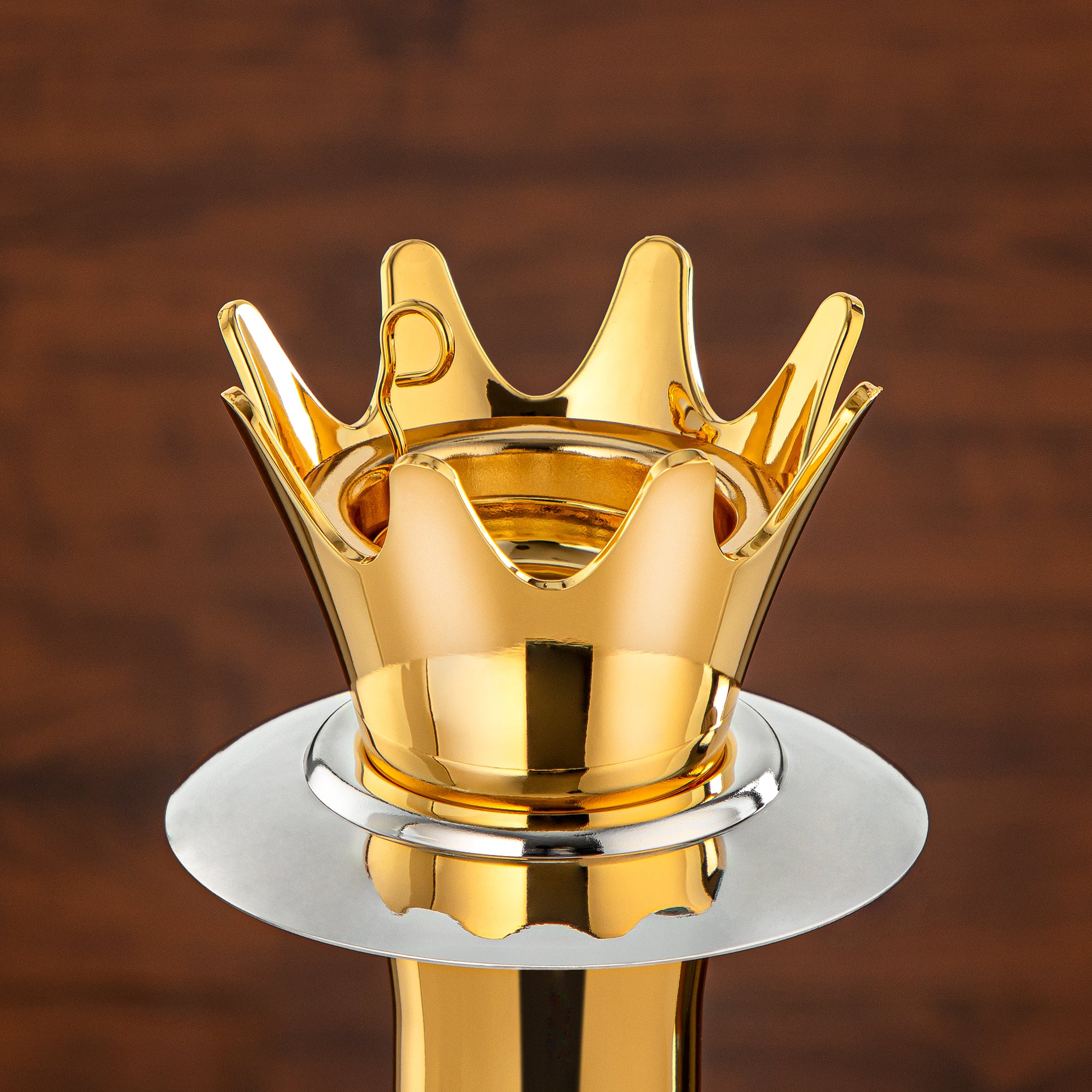 Almarjan 10 CM Incense Burner Silver & Gold - HT2411013