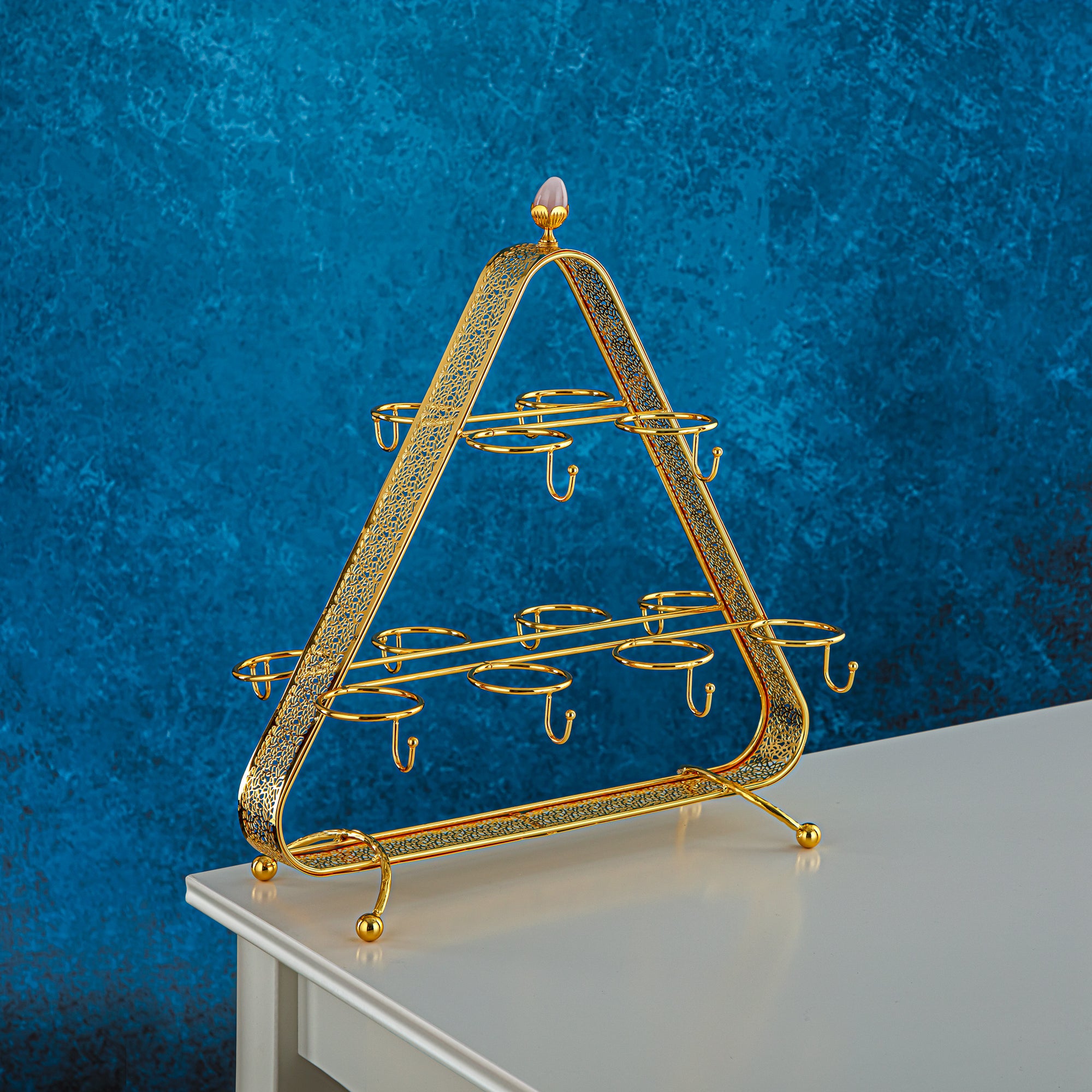 Almarjan Tea & Cawa Cup Holder Gold - KMT0409-G