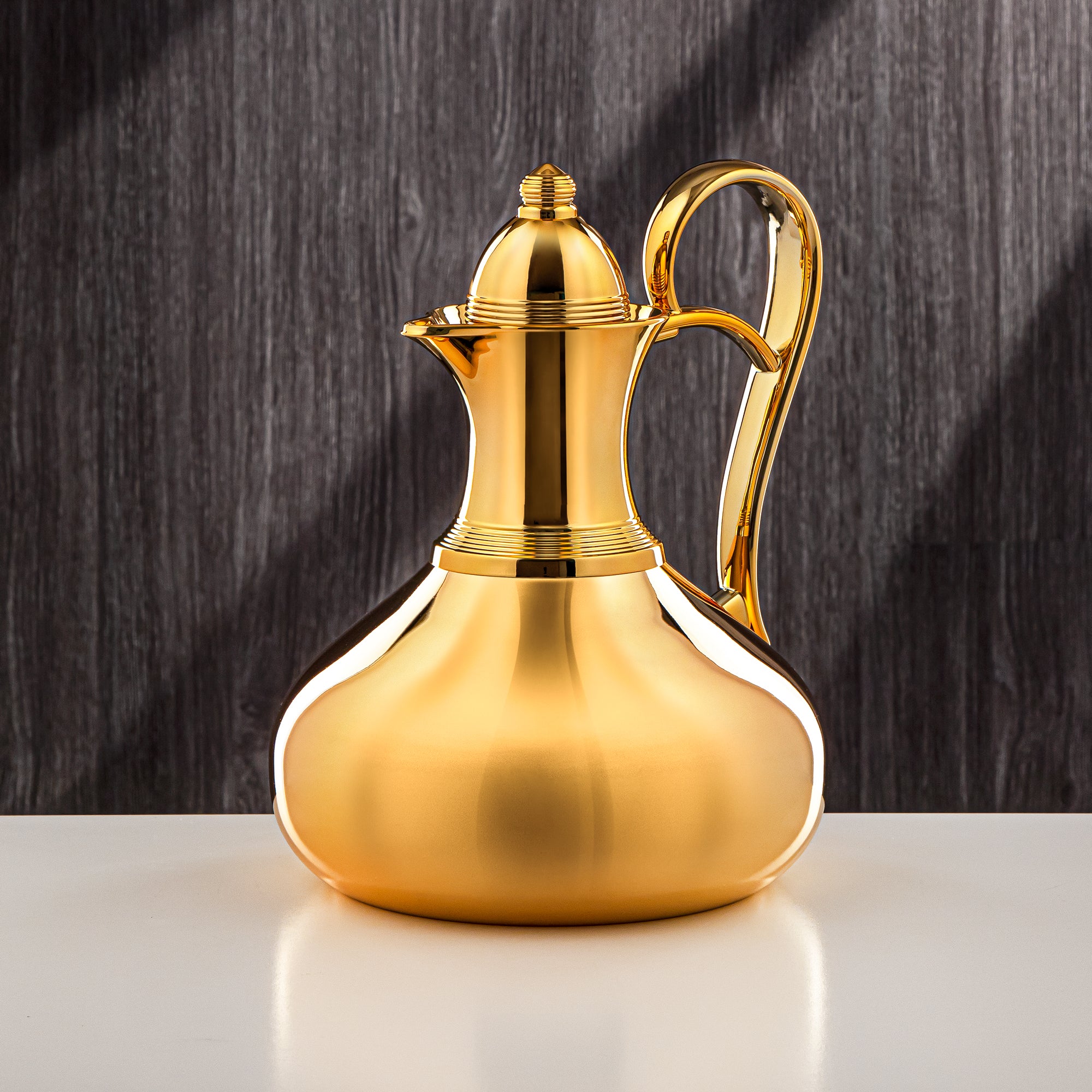 Almarjan 1 Liter Stainless Steel Vacuum Flask Gold - SS-Queen-10T G/G