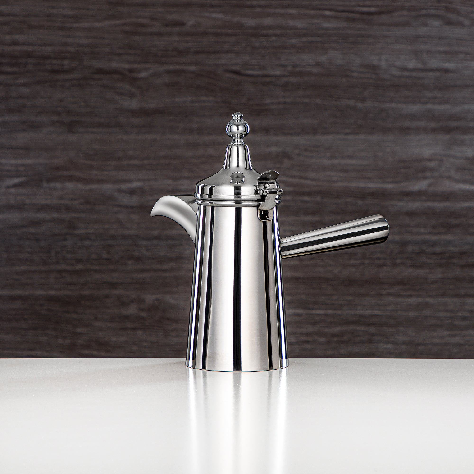 مدفئة قهوة المرجان ستانلس ستيل 18oz – براري (مقبض ستيل)