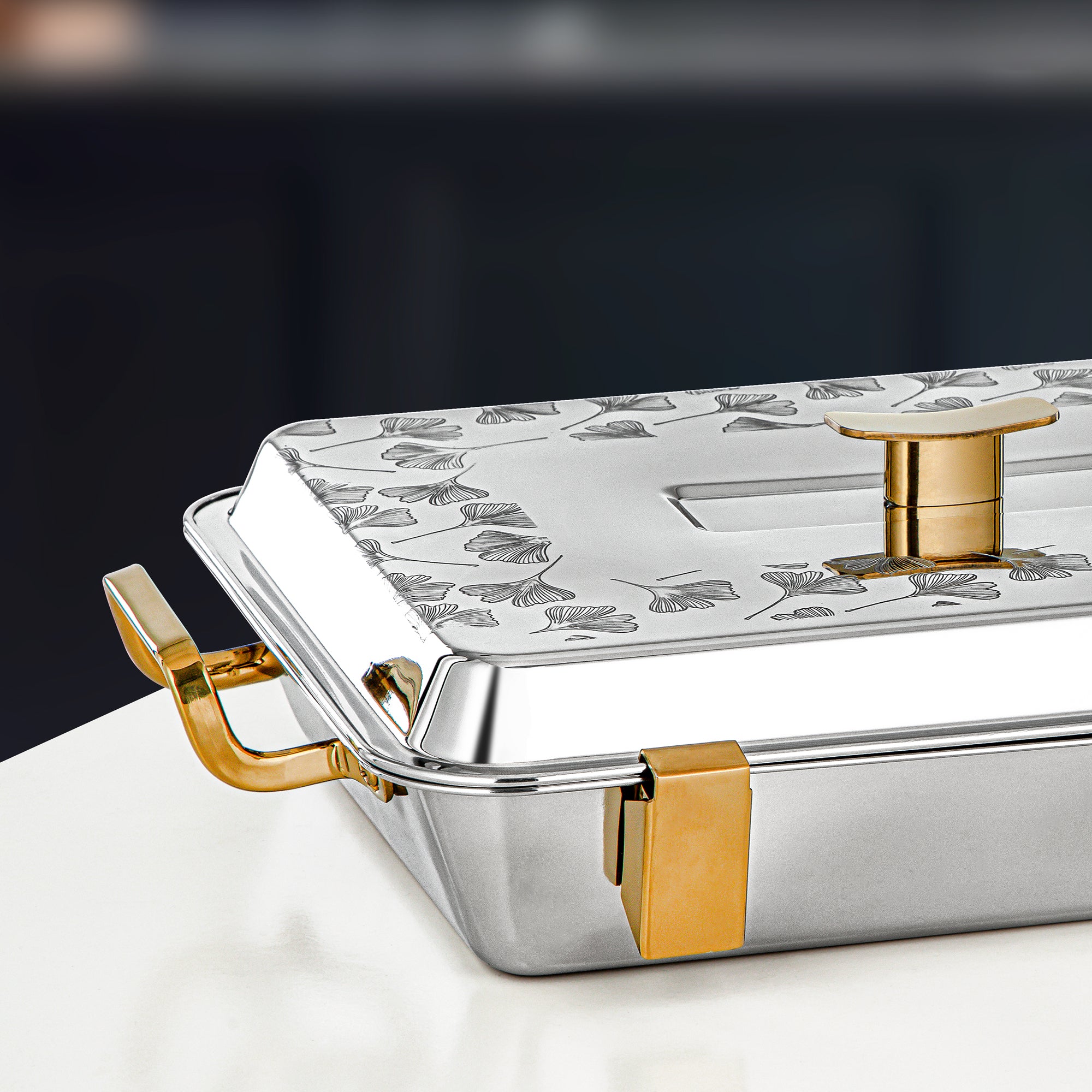 Almarjan Badr Hot Pot 35cm Silver & Gold