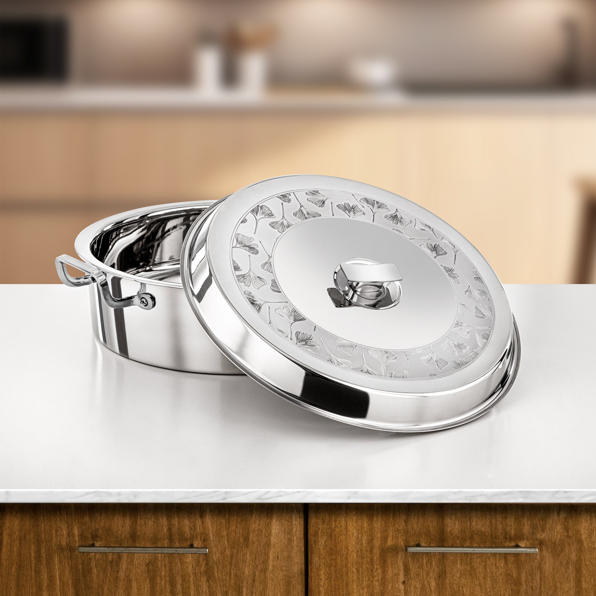 Almarjan Badr Hot Pot Set 3 Pieces Silver