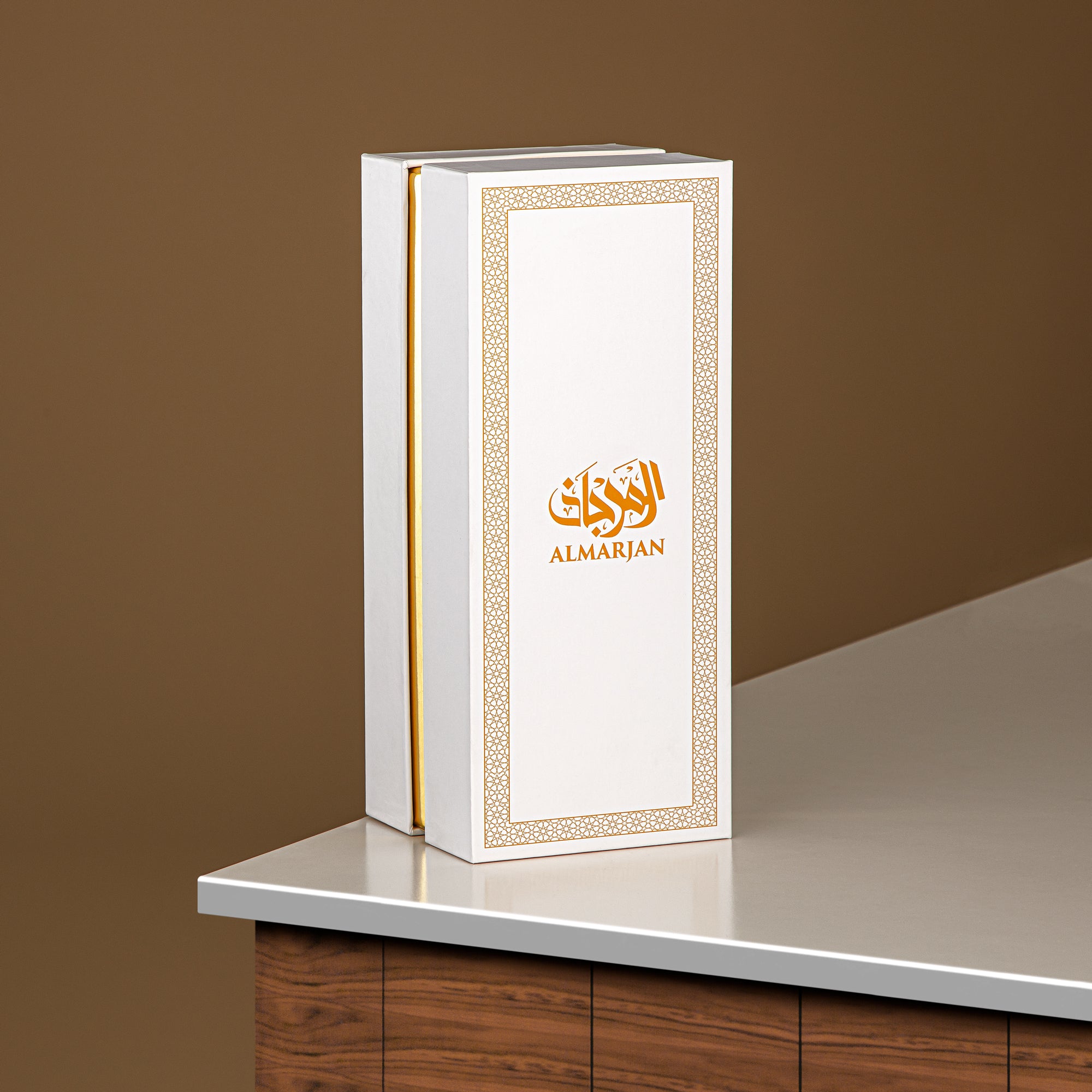 Almarjan Perfume Bottle 200ML (VR-D22-5-Silver)