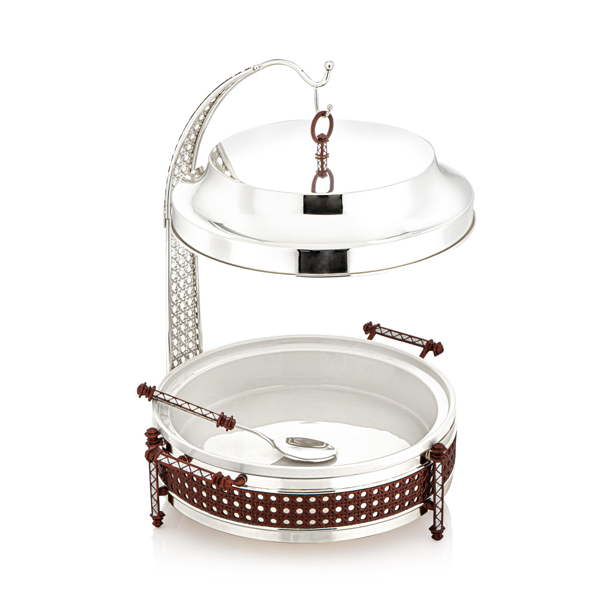 المرجان 3500 مل سخان طعام الواحة فضي - FW01-SCN-L