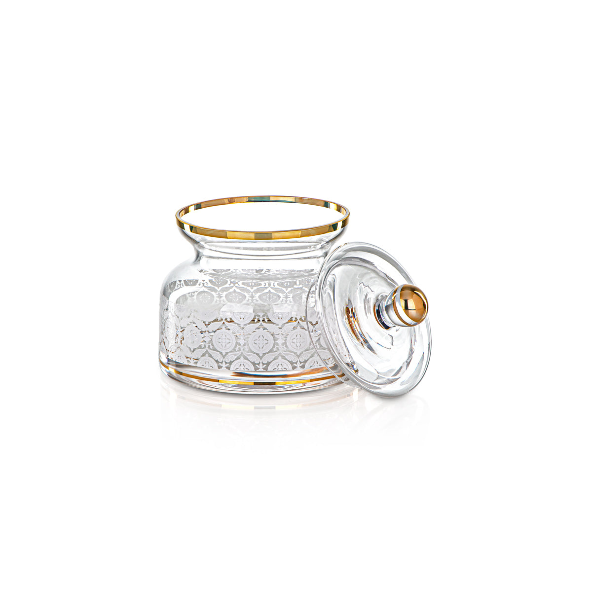 Almarjan 450 ML Glass Candy Bowl - 0187T-AGW