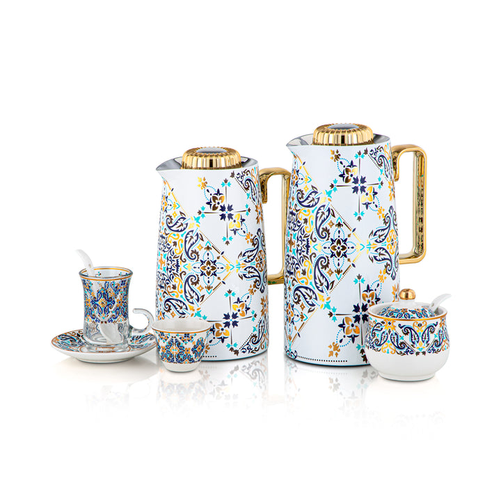 Almarjan 29 Pieces Tea Set - SDT07/10HF-23-09A,28-SDT-TR-09A