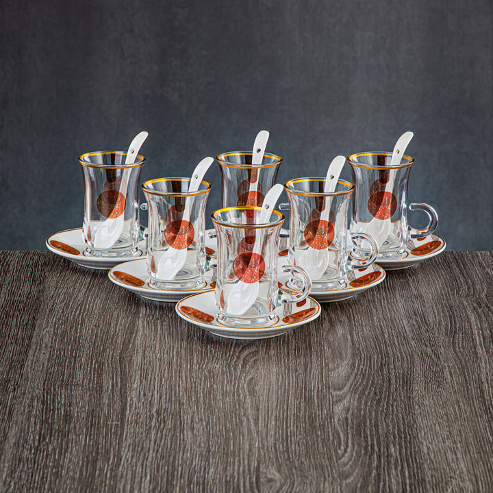 Almarjan 29 Pieces Tea Set - 30-SDT-TR-G-K02