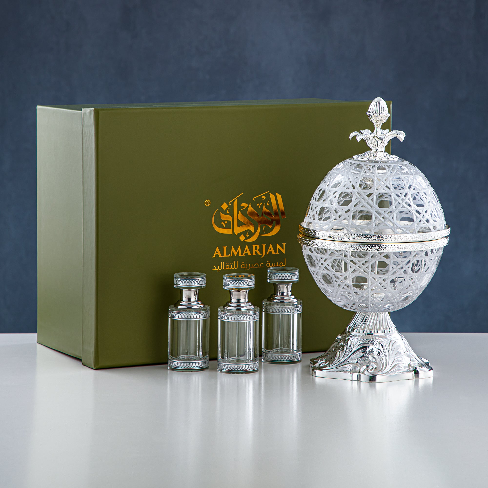 مجموعة عطور المرجان الزجاجية CC20230909