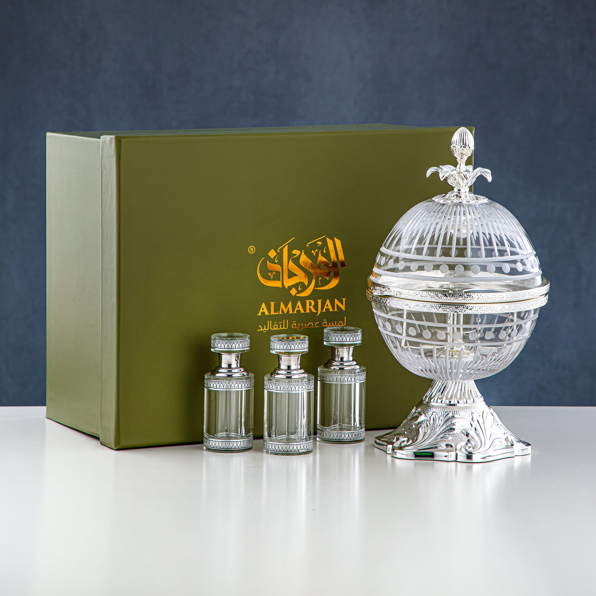 مجموعة عطور المرجان الزجاجية CC20230911