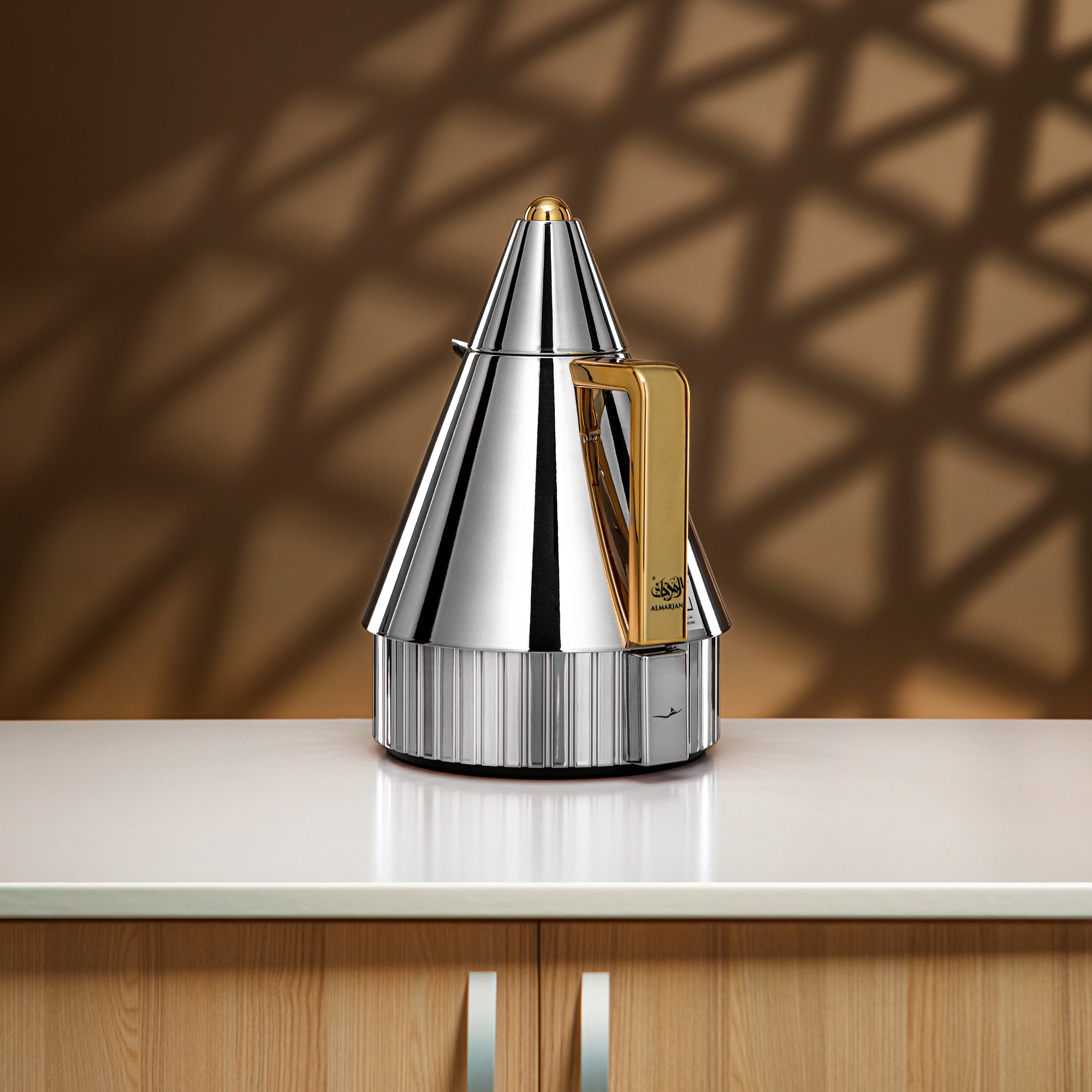 طقم ترامس المرجان ١ لتر + ١ لتر فضي وذهبي