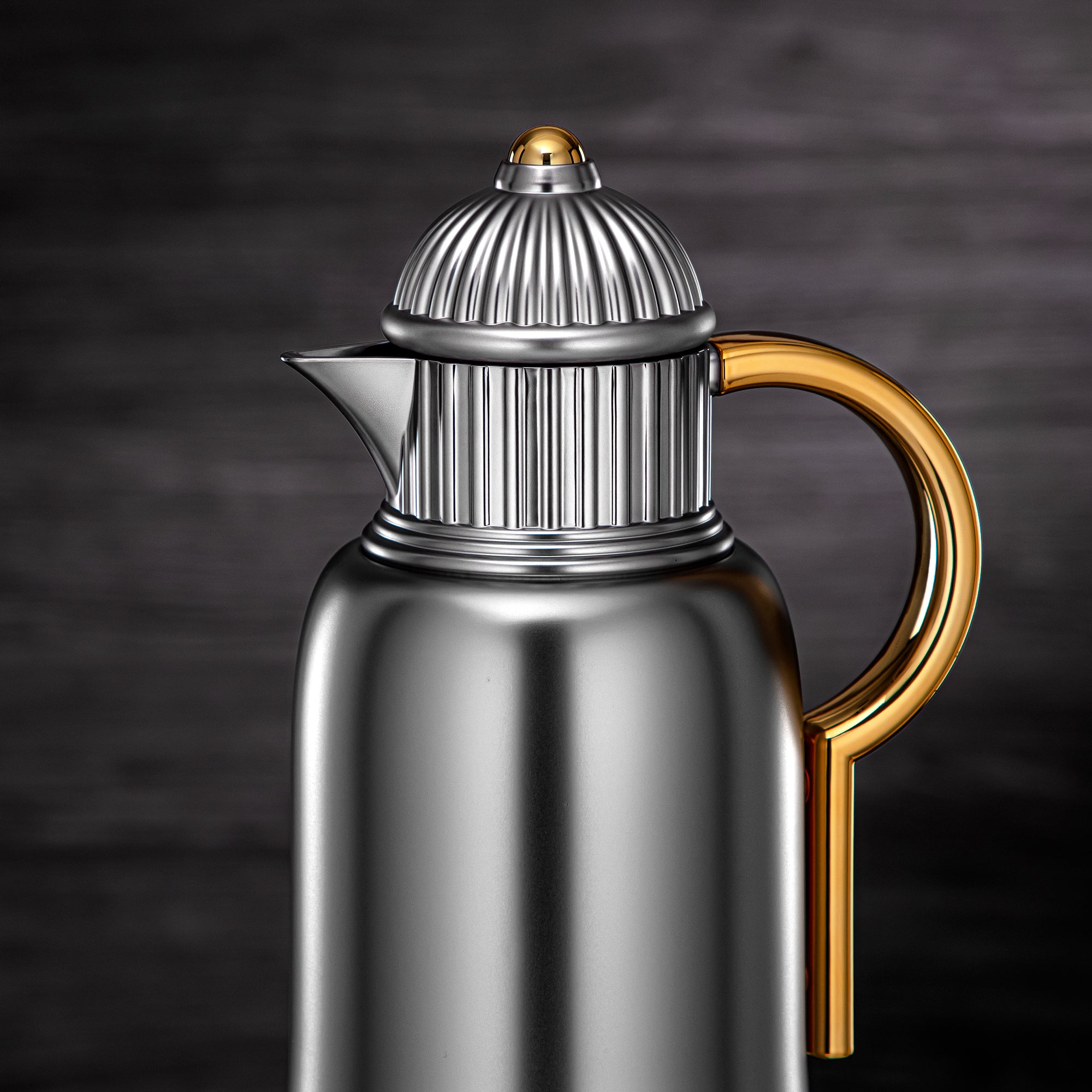 طقم ترامس المرجان 1 لتر + 1 لتر مطفي نيكل وذهبي