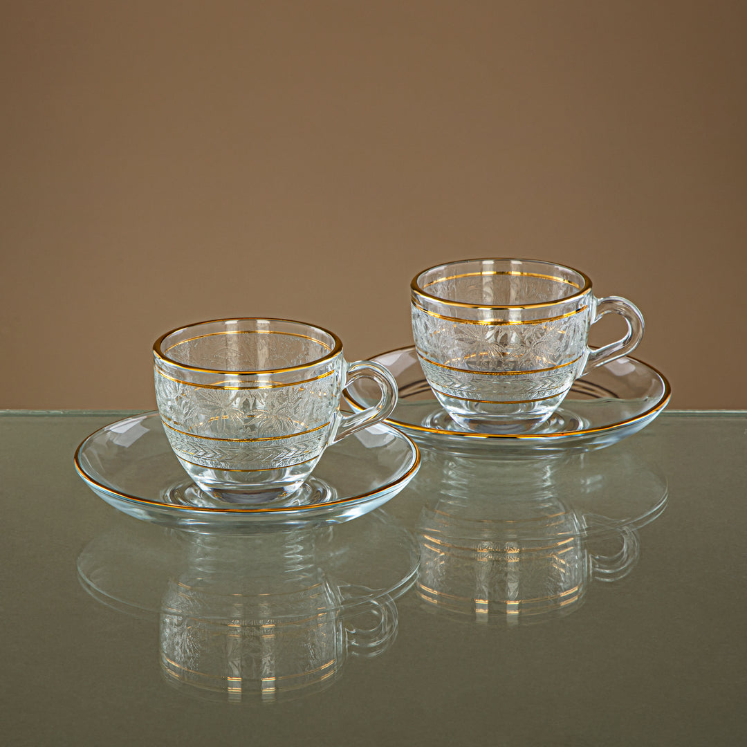 Combi 6 Pieces Glass Espresso Cup Set - G1056AZ-35/ED