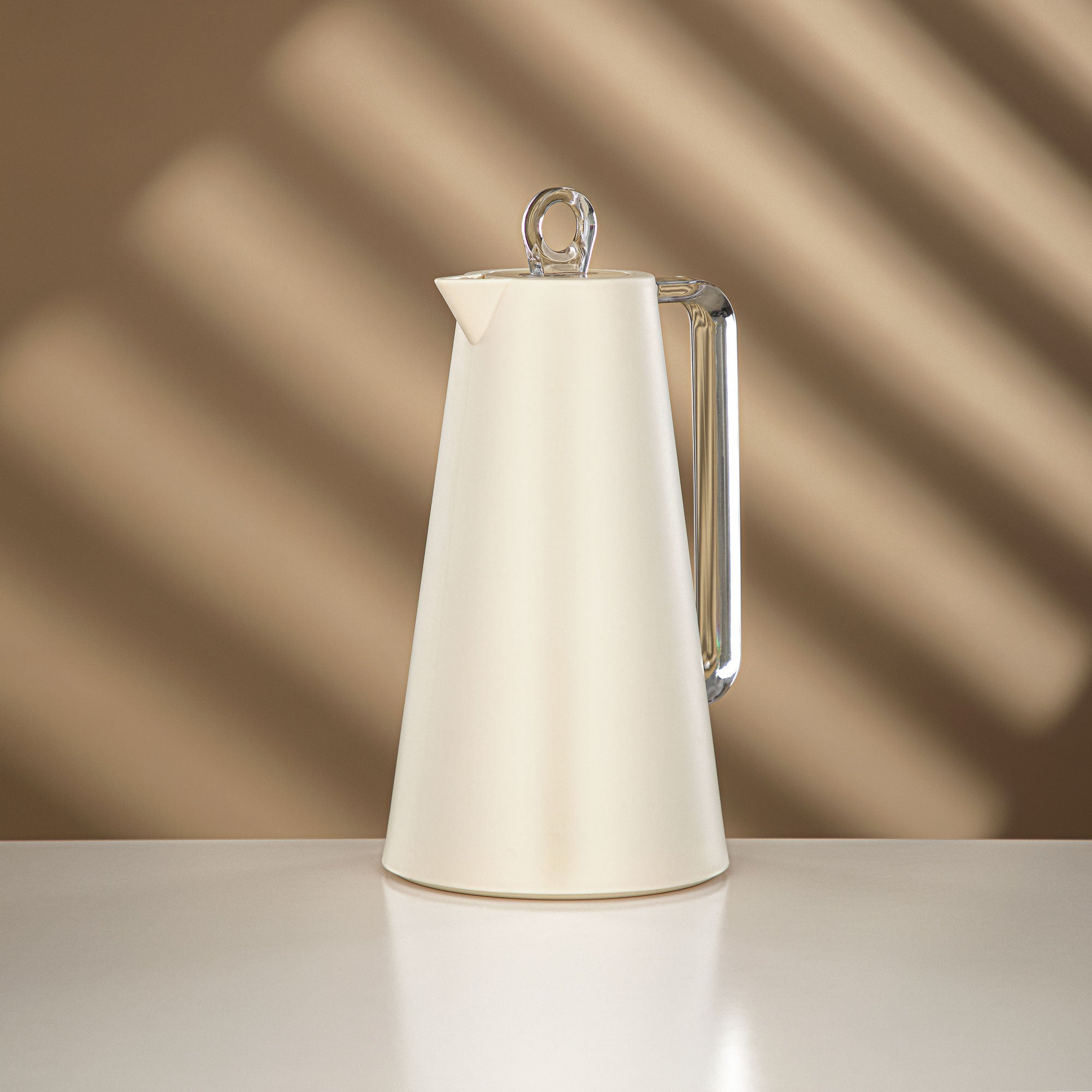 Almarjan Vacuum Flask Set Ivory & Transparent