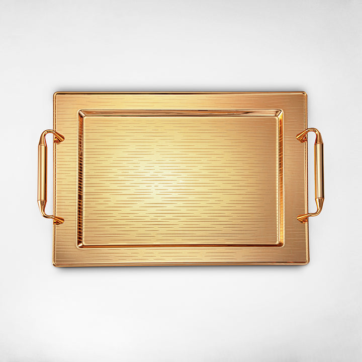 Almarjan 48 CM Serving Tray Gold - HT2308011