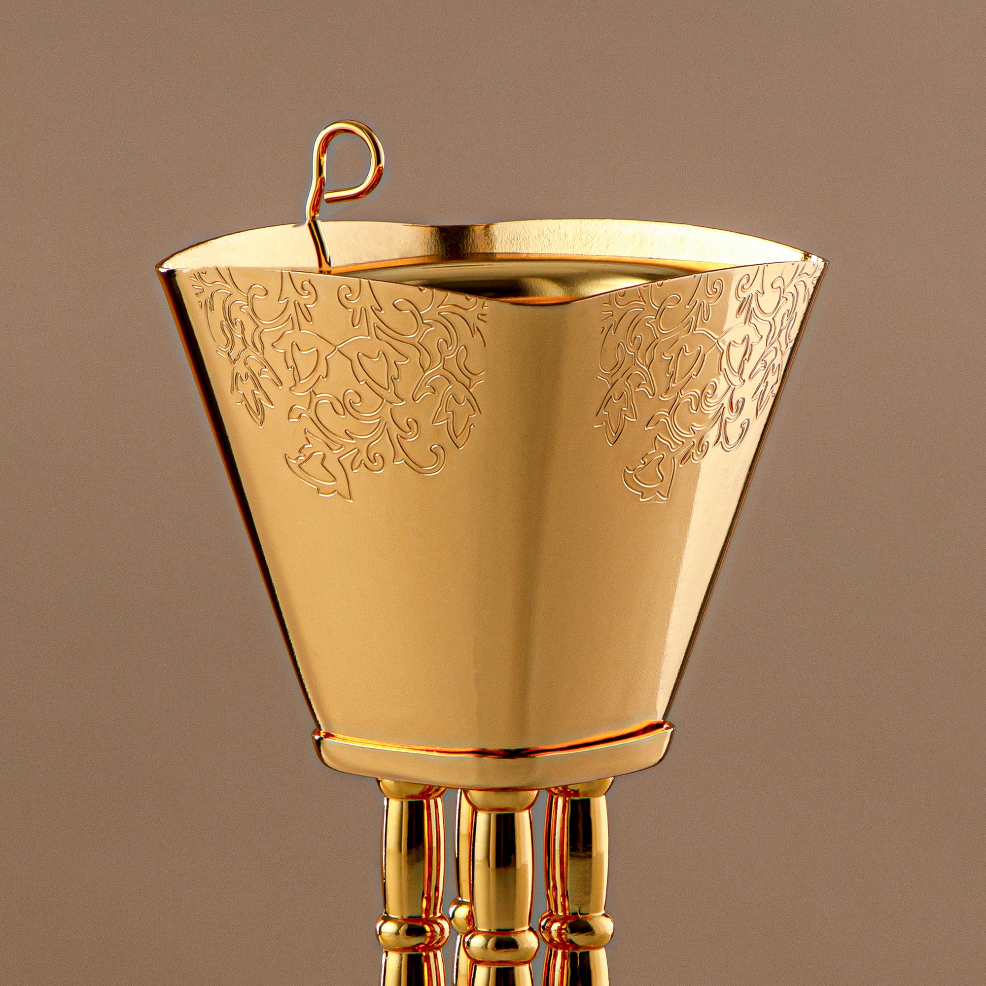 Almarjan Incense Burner Gold, Small (HT2408015) Oud Burner