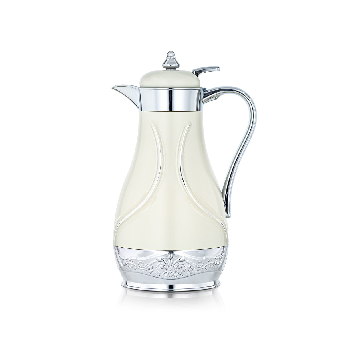 طقم المرجان للترامس قطعتين أبيض وفضي - QKP-0700/1000Q330YZC-H195N