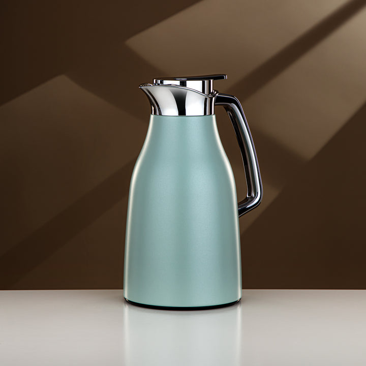 Almarjan 1 Liter Vacuum Flask Matt Green & Silver - RGC-1000Q405YZC