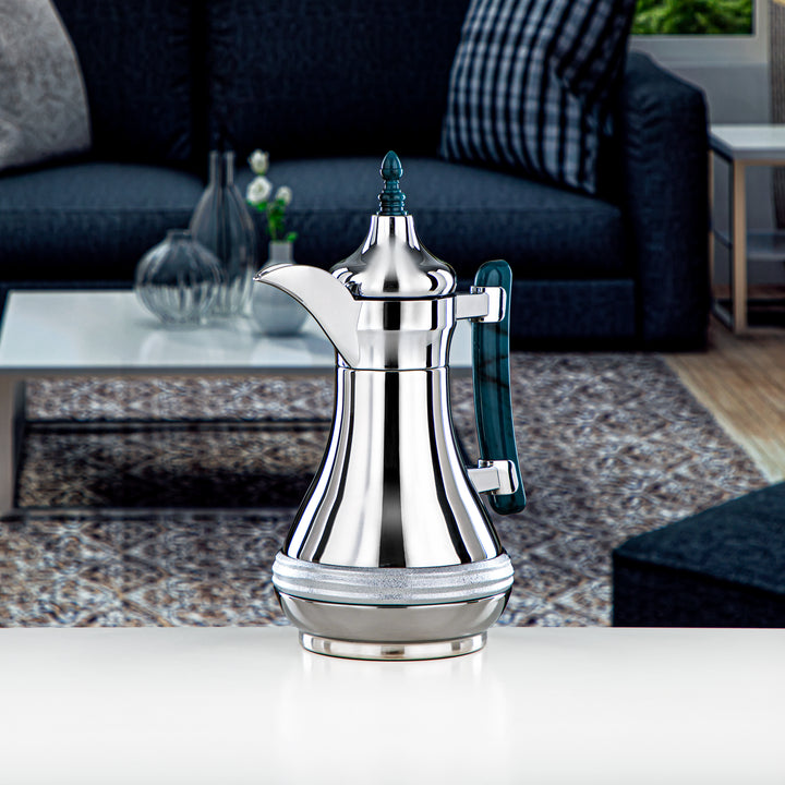 Almarjan 0.6 Liter Stainless Steel Vacuum Dallah Silver - SND-060CR-GBLM