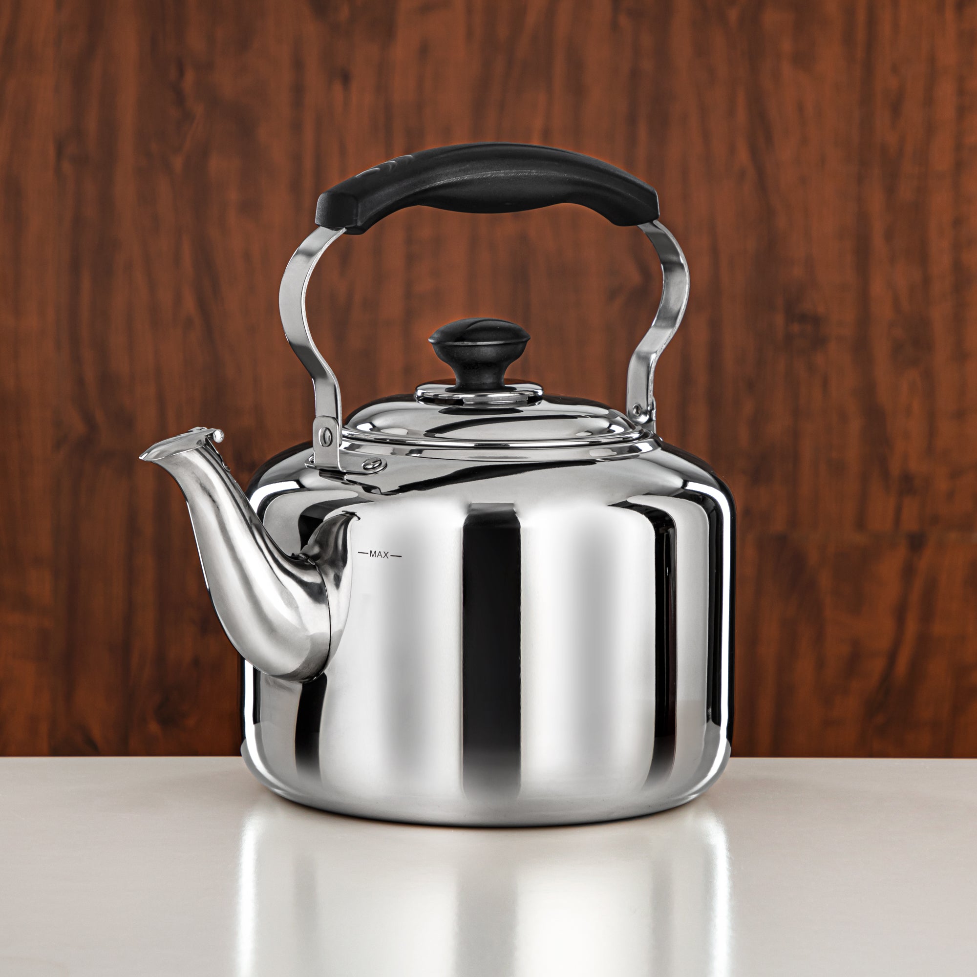 Almarjan 5 Liter Stainless Steel Whistling Kettle Silver SB980150