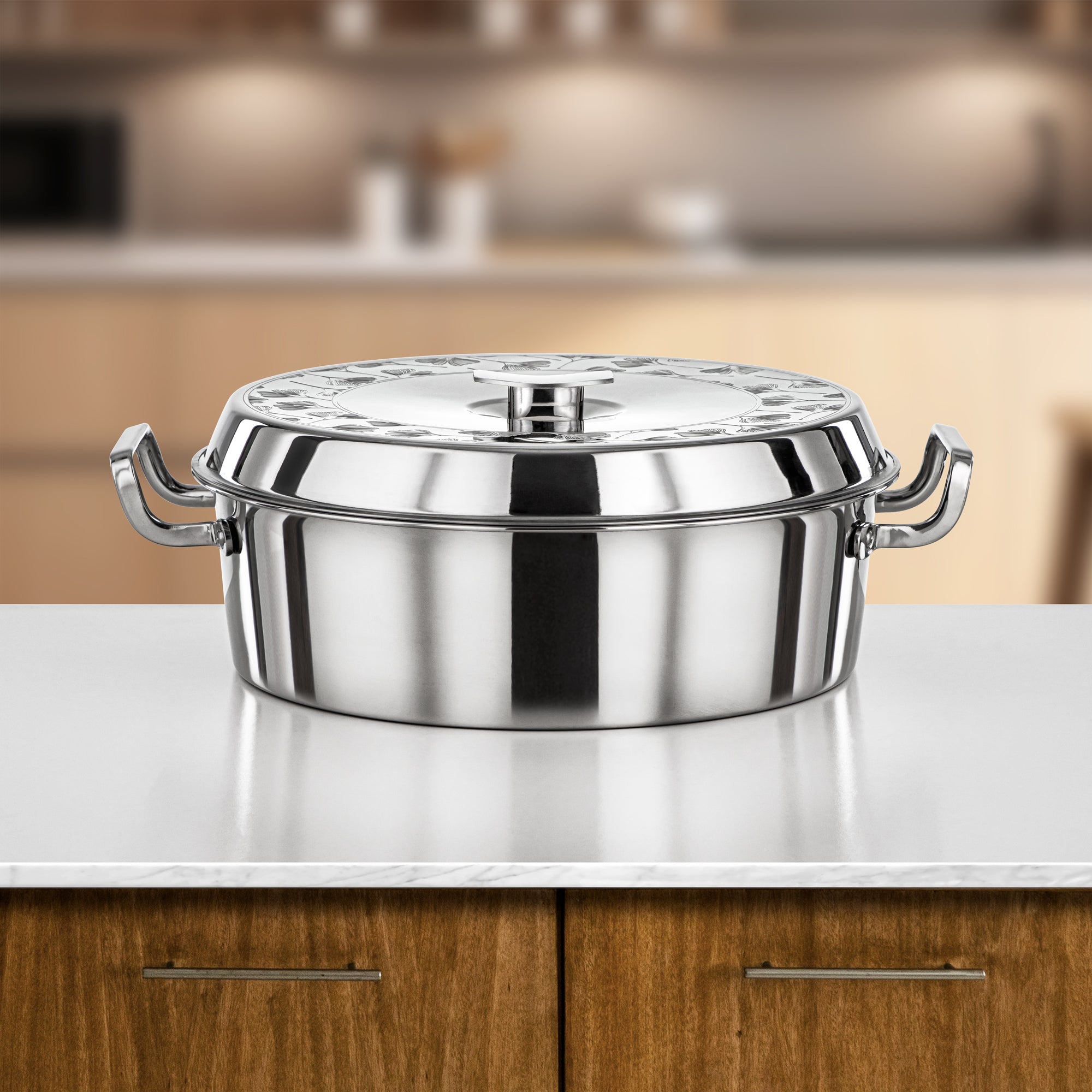 المرجان بدر حرارات 30 سم فضي