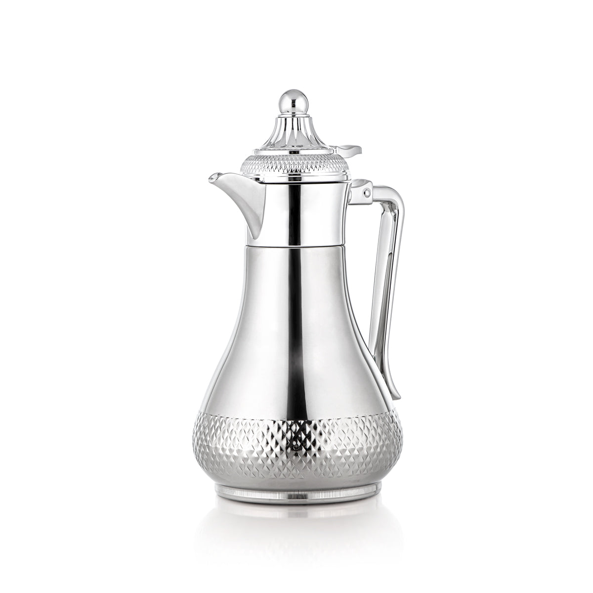 Almarjan 0.6 Liter Stainless Steel Vacuum Dallah Silver - SWT/D-060-CR