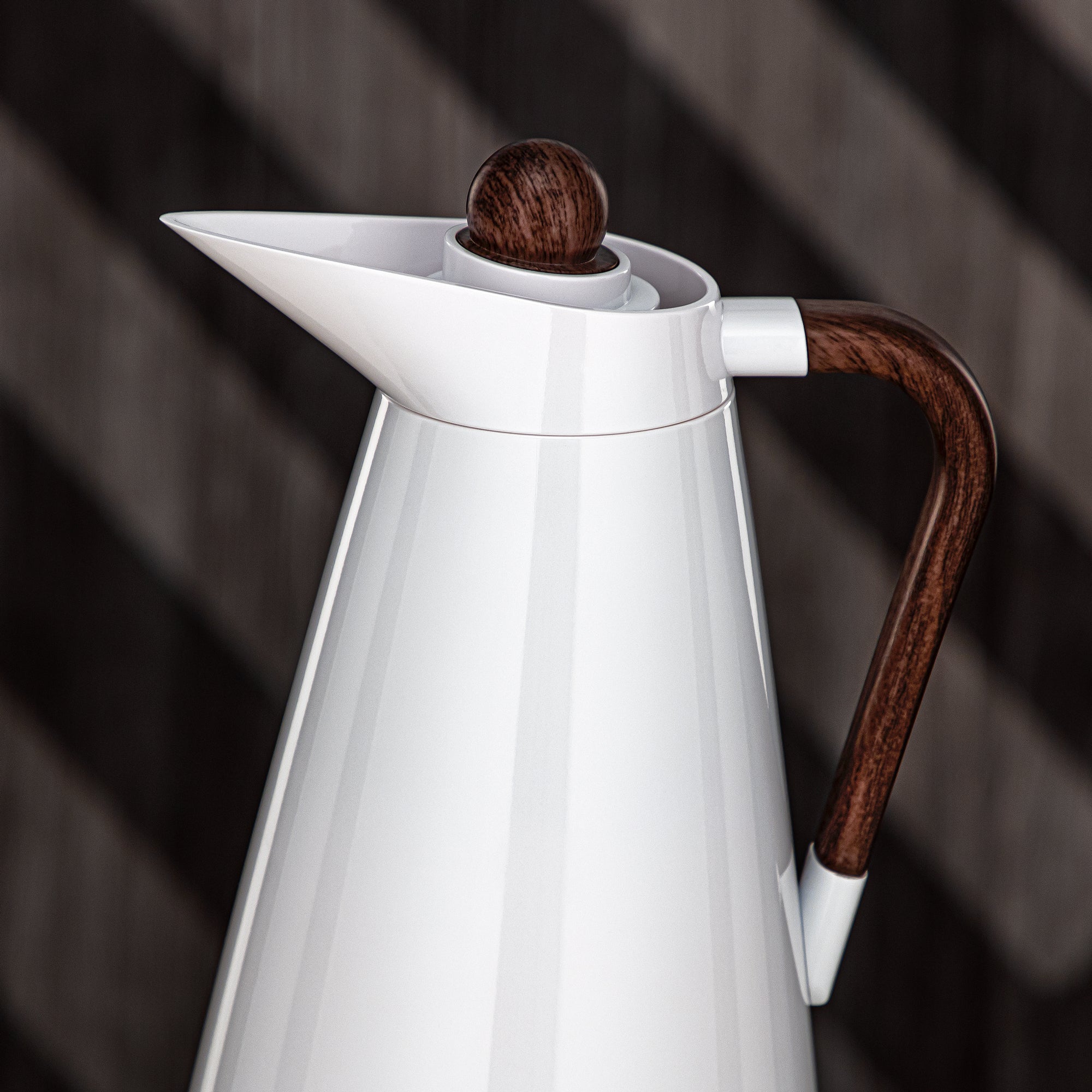 طقم ترامس المرجان بيرل وايت وخشب (VSP-00700/1000 Q1ZP125Y)