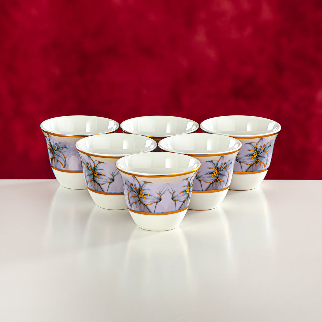 Almarjan 21 Pieces Tea Set With Trolley - YHMA-7