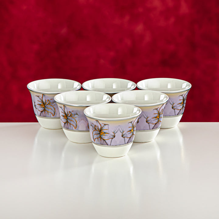 Almarjan 21 Pieces Tea Set With Trolley - YHMA-8