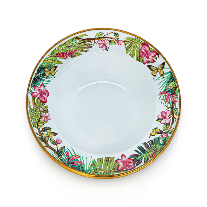 Almarjan 22 CM Tohfa Collection Enamel Deep Plate - 287421076