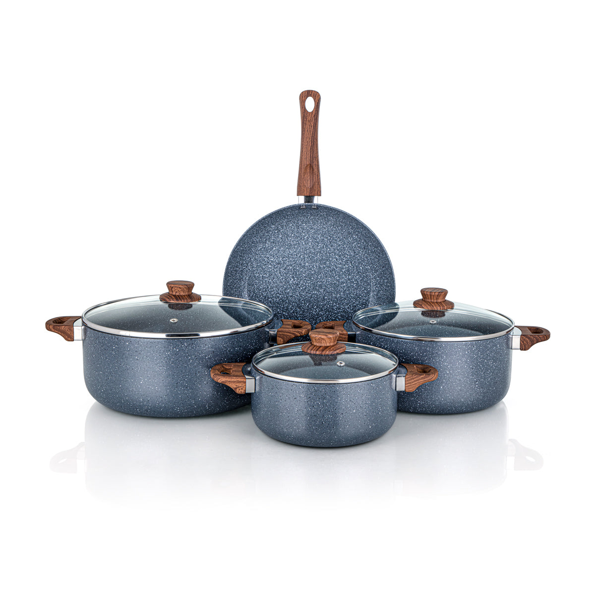 Almarjan 4 Pieces Nonstick Cookware Set - ALU0290015