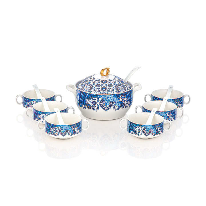 Almarjan 16 Pieces Fonon Collection Soup Set - 1415