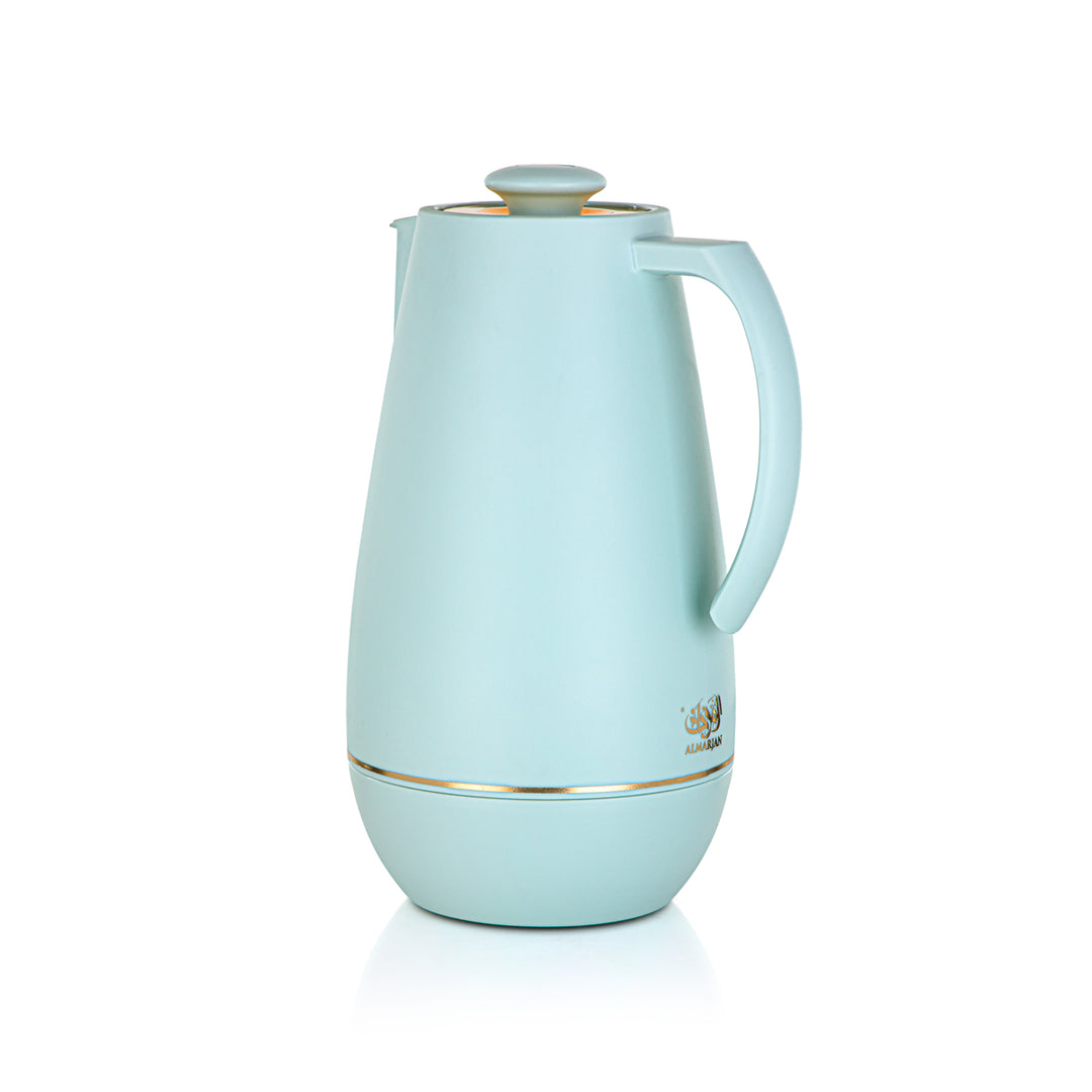 Almarjan 2 Pieces Vacuum Flask Set Matt Light Blue - SM-1922AC-100/160 MLG