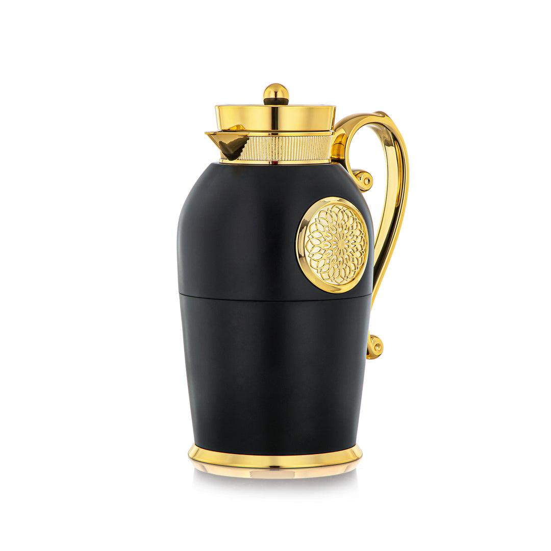 Almarjan 2 Pieces Vacuum Flask Set Black & Gold - SM-2C129-070/100 B/G