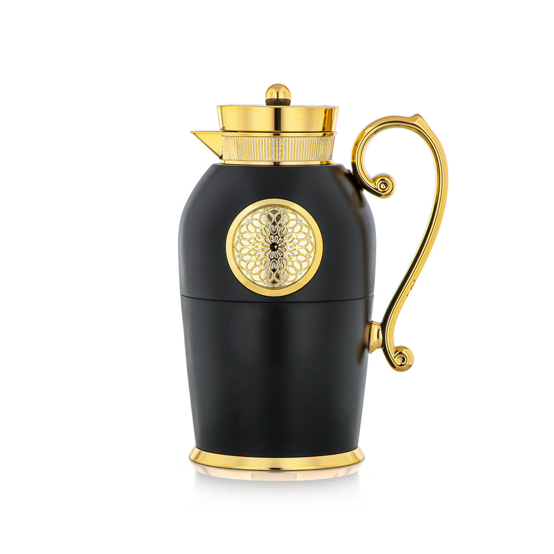 Almarjan 2 Pieces Vacuum Flask Set Black & Gold - SM-2C129-070/100 B/G