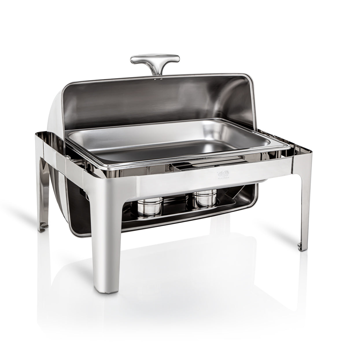 Almarjan 9 Liter Stainless Steel Rectangle Chafing Dish Silver - STS0010900