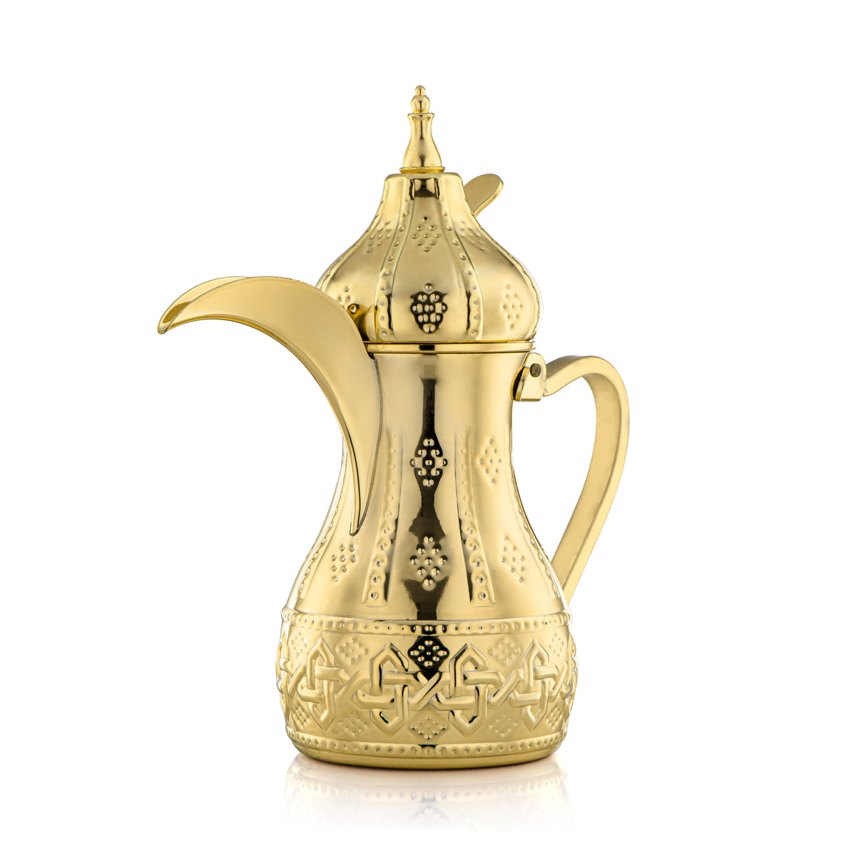 Almarjan 1.5 Liter Sahara Collection Stainless Steel Dallah Gold - STS0010978