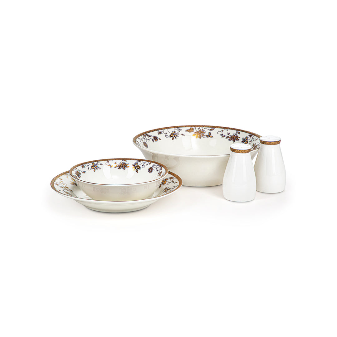 Almarjan 46 Pieces Bone China Dinner Set - SX-020