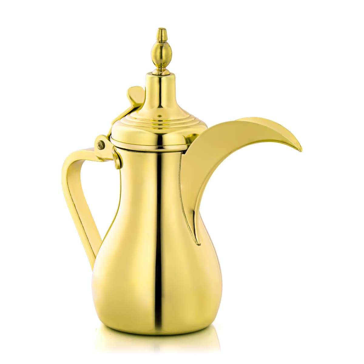 ALMARJAN 0.5 Liter Stainless Steel Dallah Gold K0874Y18