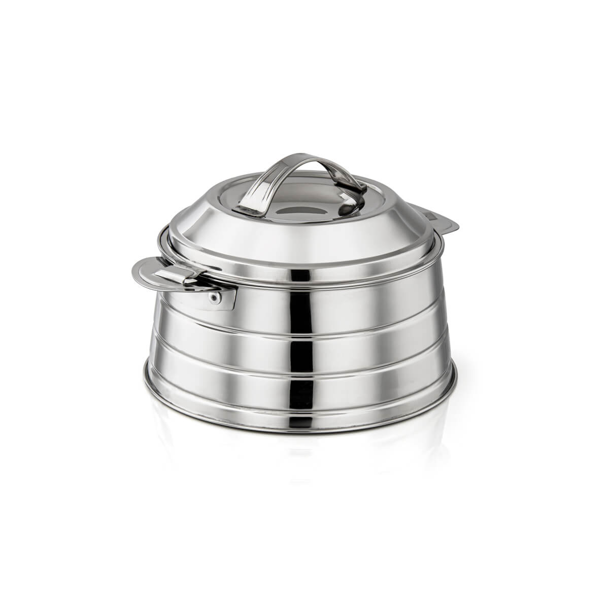 Shop Online Almarjan 4 Pieces Mini Ahram Collection Stainless Steel Hot Pot Silver - sts0292600 at almarjanstore.com